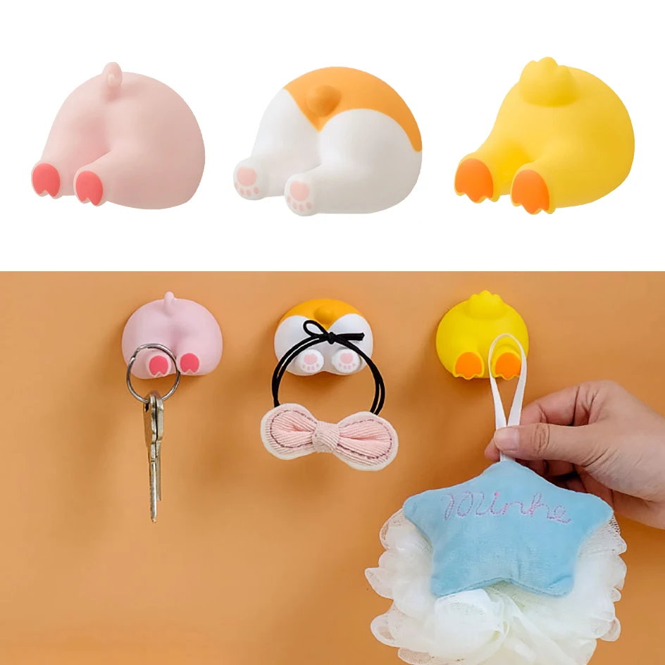 Creative Bathroom Hooks Animal Tail Toothbrush Toothpaste Holder Wall Rack Hanging Cartoon Children's Toothbrush Storage Rack
Creative Bathroom Hooks Animal Tail Toothbrush Toothpaste Holder Wall Rack Hanging Cartoon Children's Toothbrush Storage Rack