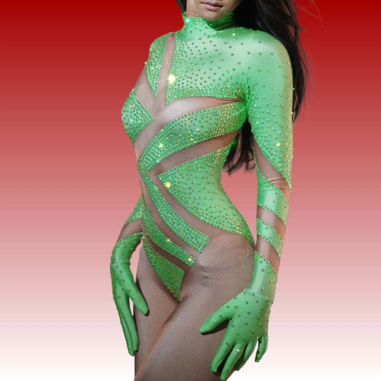 Jimu Women High Street Tight Jumpsuit Sexy Evening Party Birthday Club Outfit Rompers Performance Dance Costume Stage Wear
Jimu Women High Street Tight Jumpsuit Sexy Evening Party Birthday Club Outfit Rompers Performance Dance Costume Stage Wear