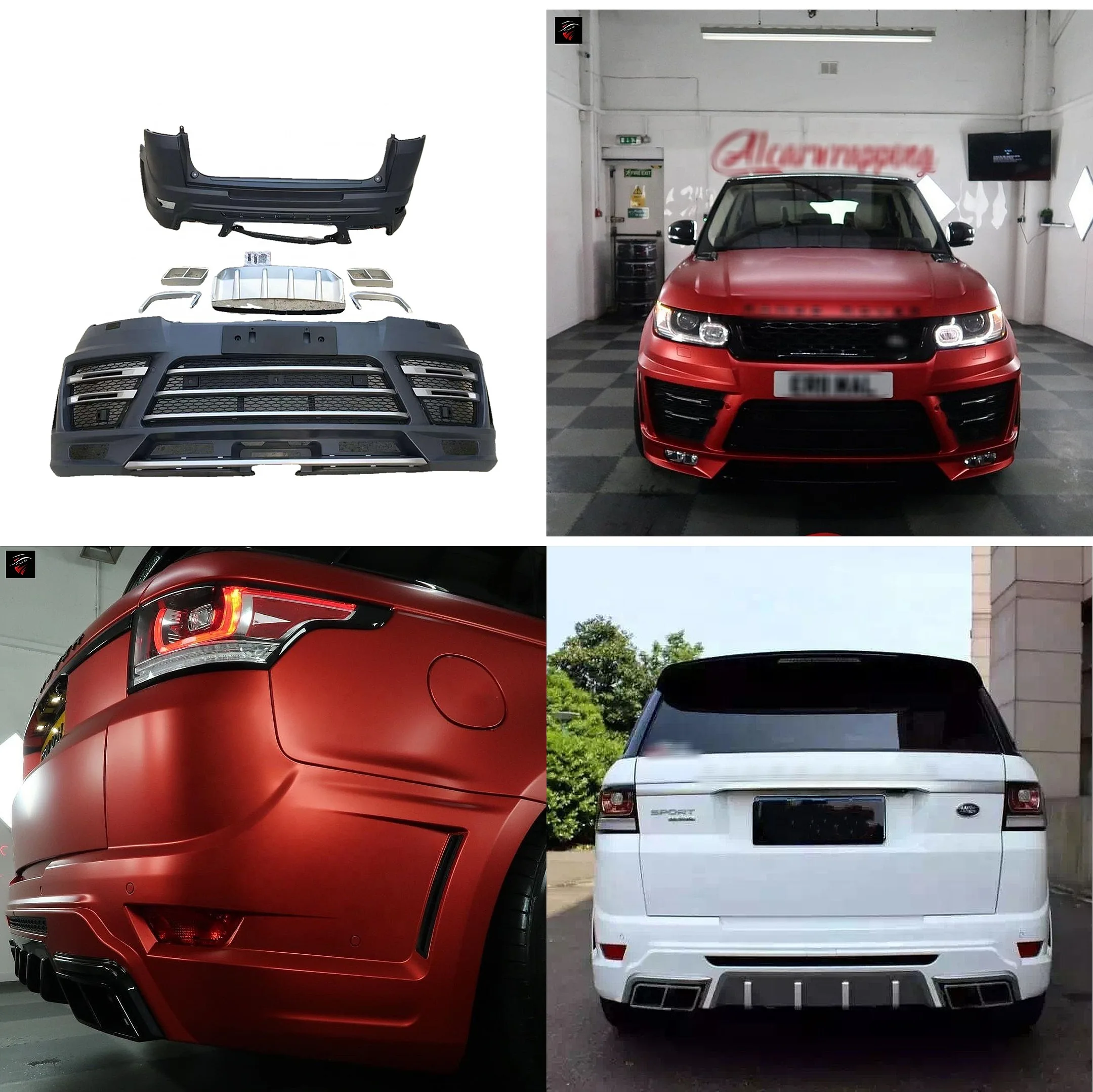 PP Material Bodykit for Land Rover Range Rover Sport L494 Lumma Style Front Bumper
PP Material Bodykit for Land Rover Range Rover Sport L494 Lumma Style Front Bumper