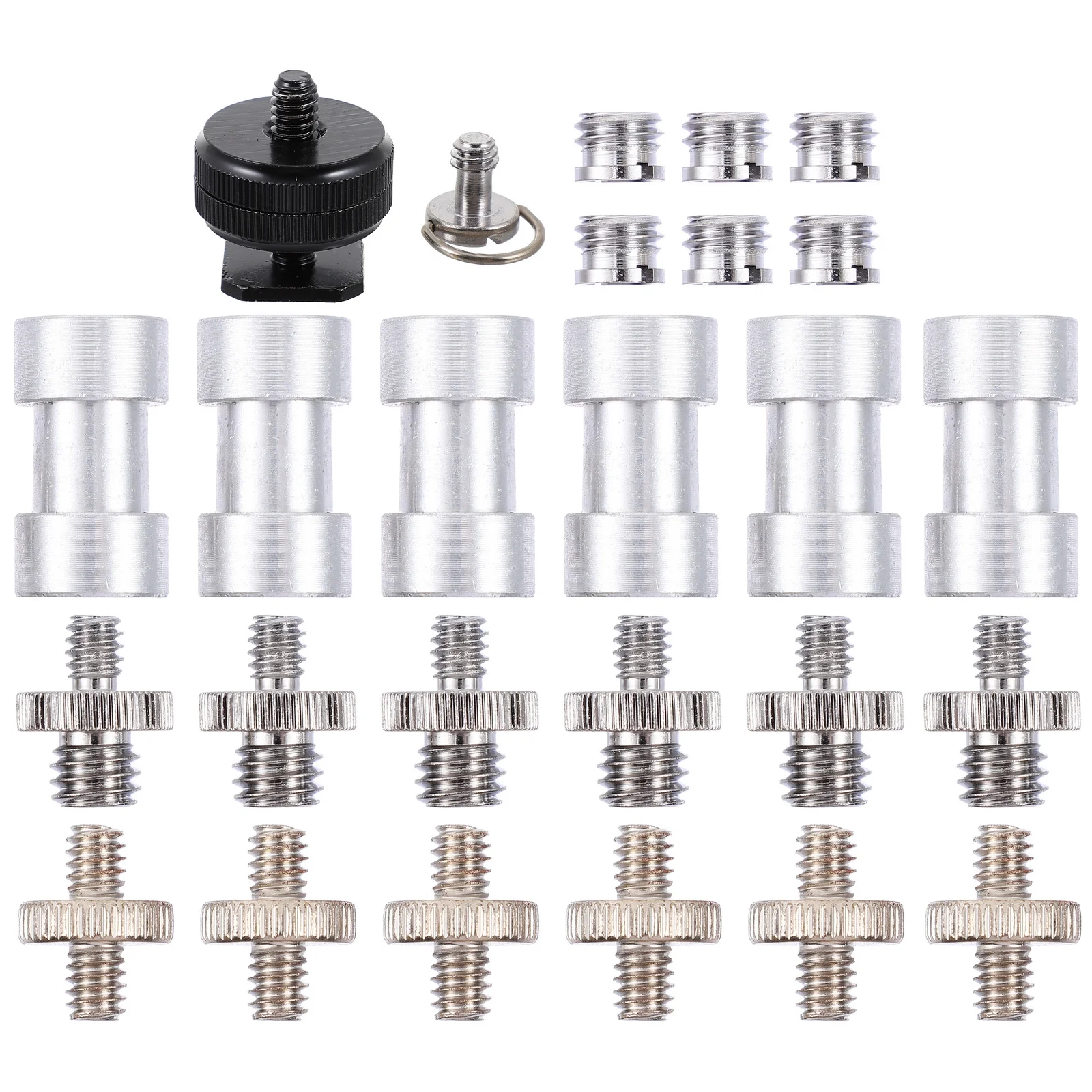 Screw Adapter Kit Tripod Nut 1/4-1/4 Strobe Professional-style Head Connecting Iron Tool Converter Easy-to-use
Screw Adapter Kit Tripod Nut 1/4-1/4 Strobe Professional-style Head Connecting Iron Tool Converter Easy-to-use