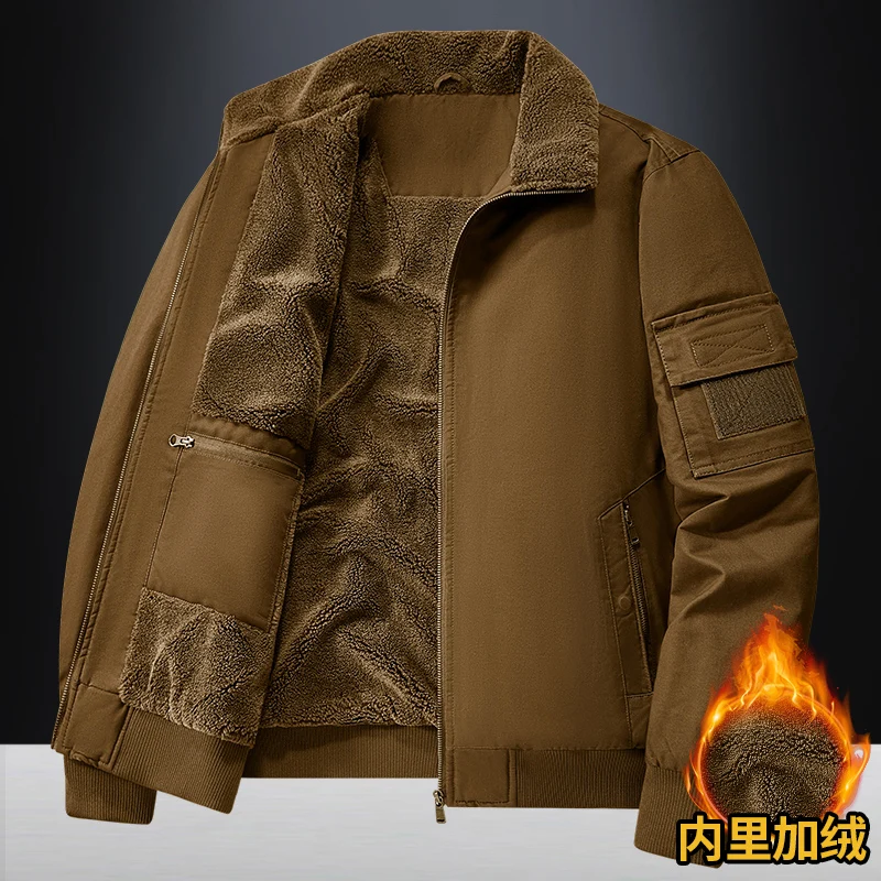 Winter Parkas Men Thicken Casual Outwear Fur Collar Slim Fit Outwear Warm Stand Collar Outwear Coat Fleece Inside Cargo Jackets
Winter Parkas Men Thicken Casual Outwear Fur Collar Slim Fit Outwear Warm Stand Collar Outwear Coat Fleece Inside Cargo Jackets