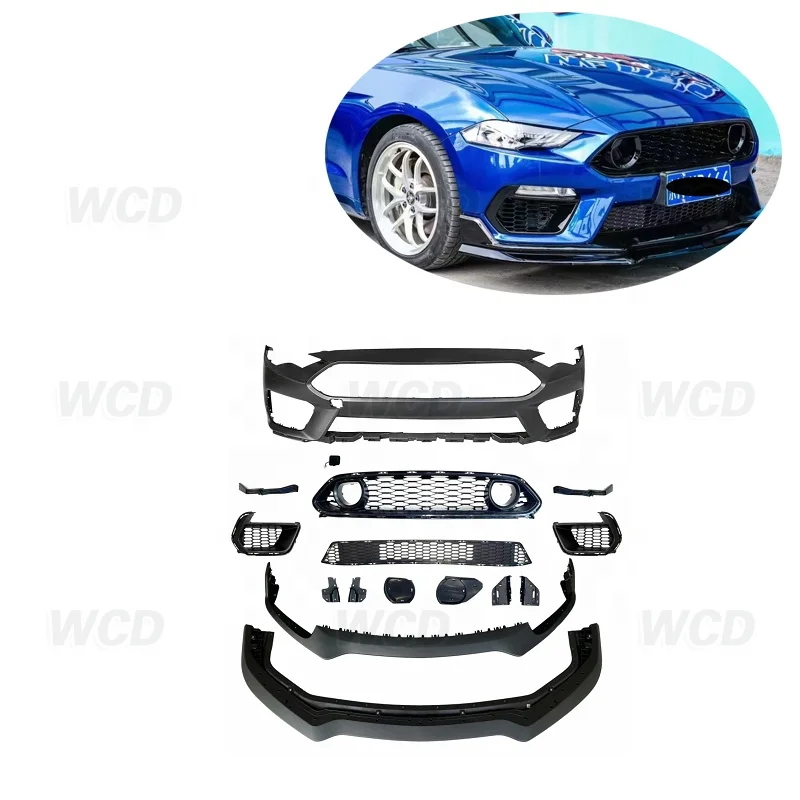 Комплект кузова PP для Ford Mustang 2018-2021 Upgrade Mach-1 Style, передний бампер, задний бампер
Комплект кузова PP для Ford Mustang 2018-2021 Upgrade Mach-1 Style, передний бампер, задний бампер
