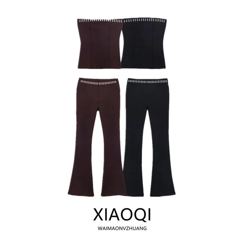 Spring 2026 Women's Sleeveless Elastic Rivet Decorated Wrap Chest Top New Arrival Fashionable Casual Wear
Spring 2026 Women's Sleeveless Elastic Rivet Decorated Wrap Chest Top New Arrival Fashionable Casual Wear
