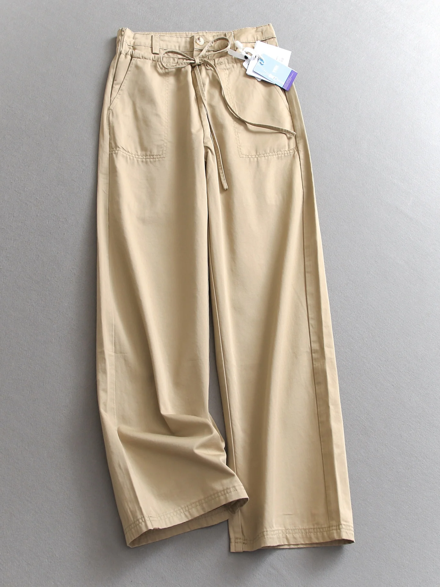 High Waist Straight Leg Loose Casual Pants Women's Commuter Wide Leg Pants Drawstring Casual Cotton Pure Color R800
High Waist Straight Leg Loose Casual Pants Women's Commuter Wide Leg Pants Drawstring Casual Cotton Pure Color R800
