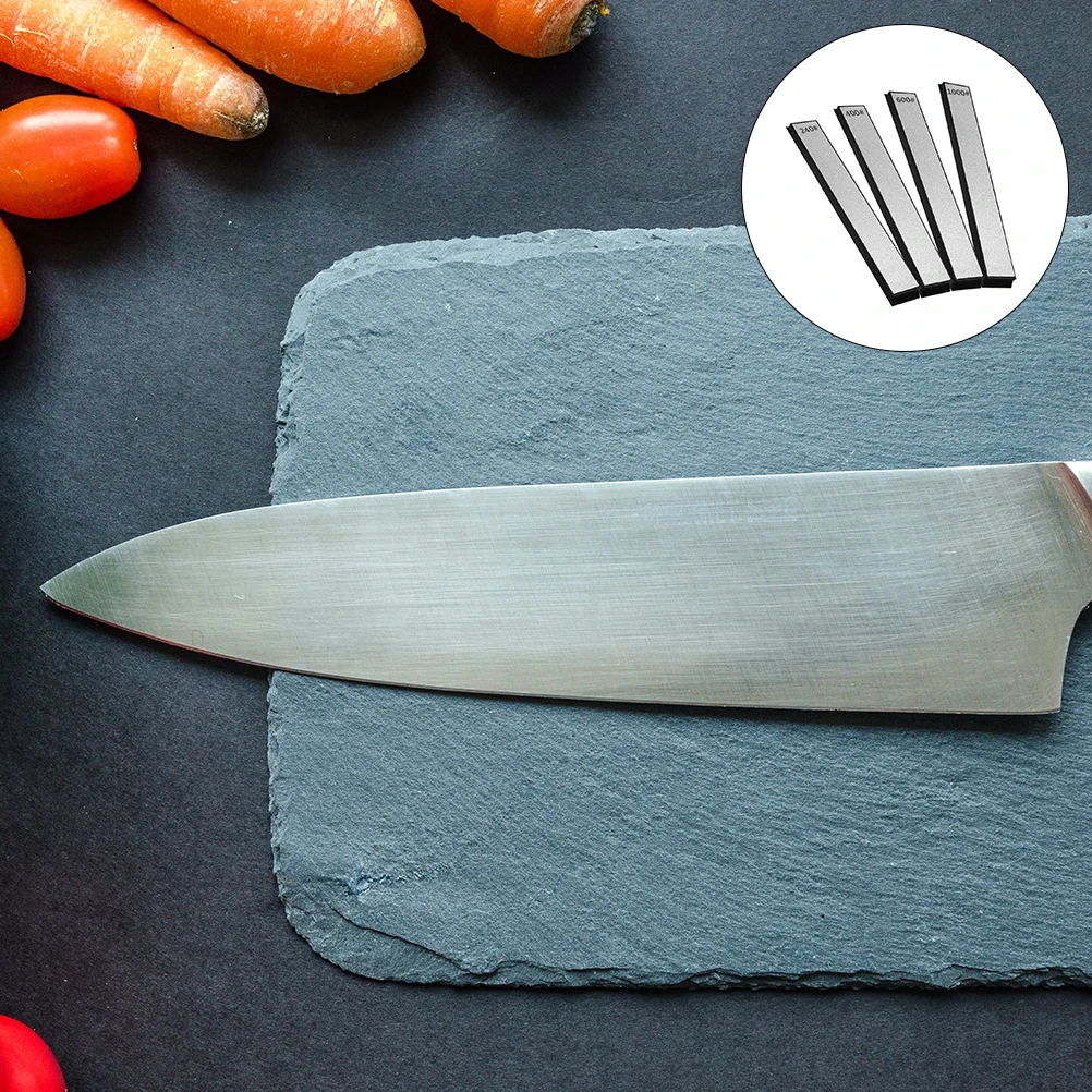 4 Pcs Whetstone Set 240 1000 Grit Emery Kitchen Knife Sharpener Home Sharpening Tool Abrasive Grindstone Honing
4 Pcs Whetstone Set 240 1000 Grit Emery Kitchen Knife Sharpener Home Sharpening Tool Abrasive Grindstone Honing