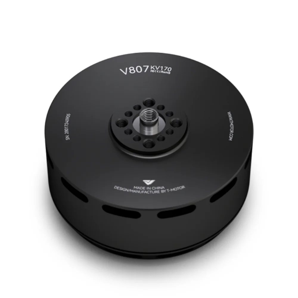 T-MOTOR V807 KV170 12S Cheap Factory Price 6800W 28 Poles Best Powerful Dc Vtol Drone Motor
T-MOTOR V807 KV170 12S Cheap Factory Price 6800W 28 Poles Best Powerful Dc Vtol Drone Motor