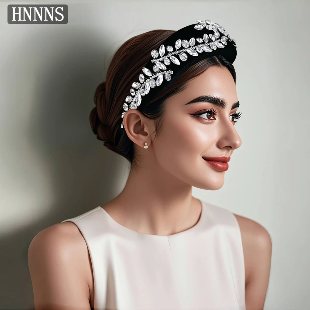 HNNNS Women Vintage Rhinestone Headband Women Rhinestone Hairband Girls Baroque Headwear Thickened Sponge Wedding Headpiece A283
HNNNS Women Vintage Rhinestone Headband Women Rhinestone Hairband Girls Baroque Headwear Thickened Sponge Wedding Headpiece A283