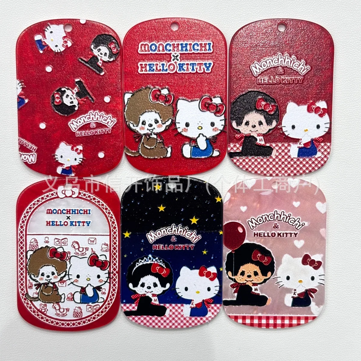 10/20pcs Hanging hole engraved For Hellokitty Monqiqi card pieces for DIY handmade pendant keychain bag hanger accessory
10/20pcs Hanging hole engraved For Hellokitty Monqiqi card pieces for DIY handmade pendant keychain bag hanger accessory