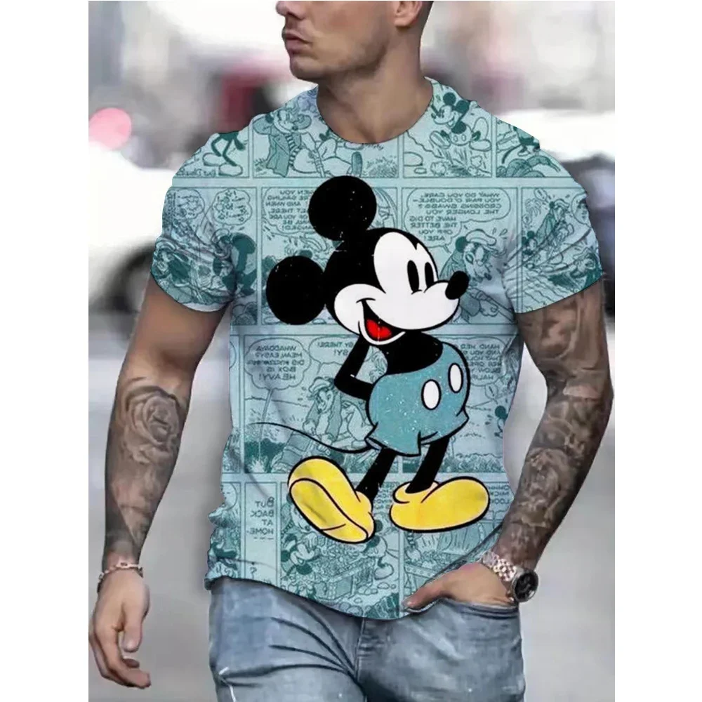 Mickey Mouse Men's T Shirt Disney Cartoon TShirts Male Summer Short Sleeve Couple T-shirt Cute Funny Tops Tee
Mickey Mouse Men's T Shirt Disney Cartoon TShirts Male Summer Short Sleeve Couple T-shirt Cute Funny Tops Tee