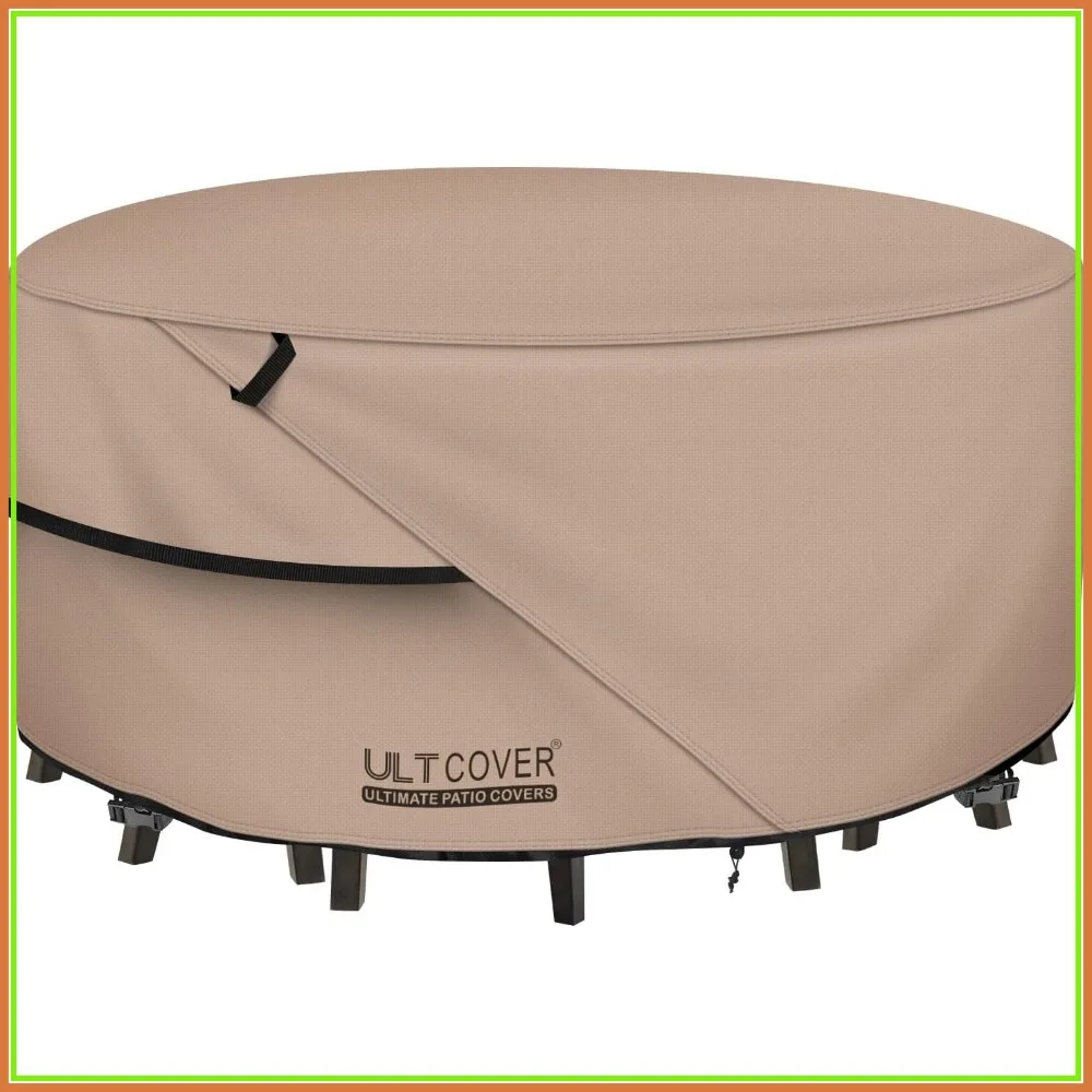 Round Patio Furniture Cover 92 inch - Waterproof Outdoor Table with Chair Set Cover
Round Patio Furniture Cover 92 inch - Waterproof Outdoor Table with Chair Set Cover