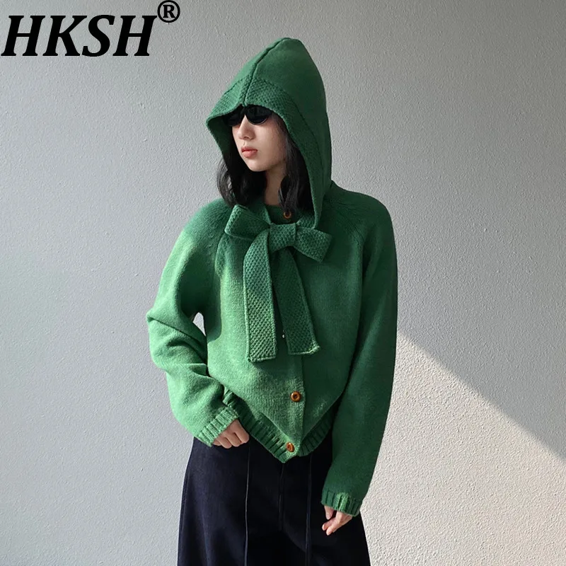 HKSH осень-зима новый женский свитер с капюшоном однобортный однотонный универсальный корейский элегантный вязаный кардиган HK16182
HKSH осень-зима новый женский свитер с капюшоном однобортный однотонный универсальный корейский элегантный вязаный кардиган HK16182