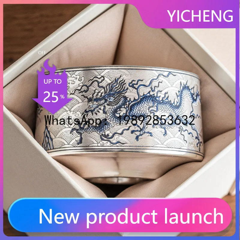 HYS blue and white dragon pattern master cup household tea cup ceramic kung fu tea set tea cup
HYS blue and white dragon pattern master cup household tea cup ceramic kung fu tea set tea cup