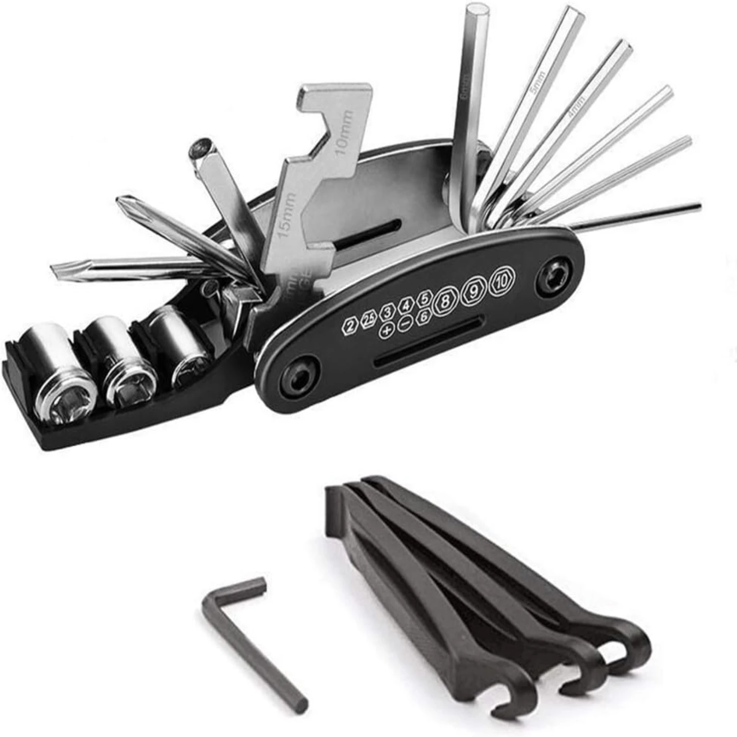 Ultimate Portable Bicycle Repair Tool Kit with Convenient and Practical 16-in-1 Durable Carbon Steel Construction - Ideal Mainte
Ultimate Portable Bicycle Repair Tool Kit with Convenient and Practical 16-in-1 Durable Carbon Steel Construction - Ideal Mainte