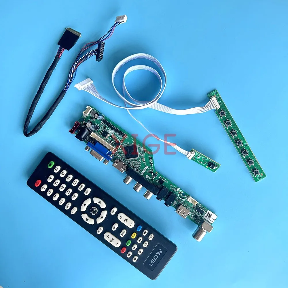 For LTN133AT27-202 LTN133AT28-L01 Driver Controller Board Analog TV Laptop Screen 13.3" HDMI+VGA+AV+USB 40-Pin LVDS 1366x768 Kit
For LTN133AT27-202 LTN133AT28-L01 Driver Controller Board Analog TV Laptop Screen 13.3" HDMI+VGA+AV+USB 40-Pin LVDS 1366x768 Kit