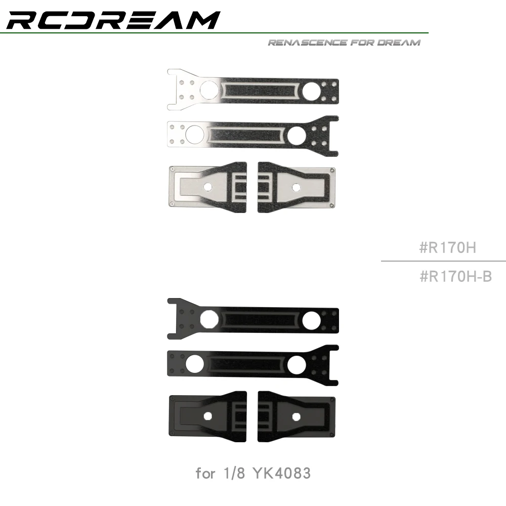 RCDream 1/8 декоративные листы из нержавеющей стали, металлические детали для заднего окна для YK4083, вариант обновления петель задней двери, детали # R170H
RCDream 1/8 декоративные листы из нержавеющей стали, металлические детали для заднего окна для YK4083, вариант обновления петель задней двери, детали # R170H
