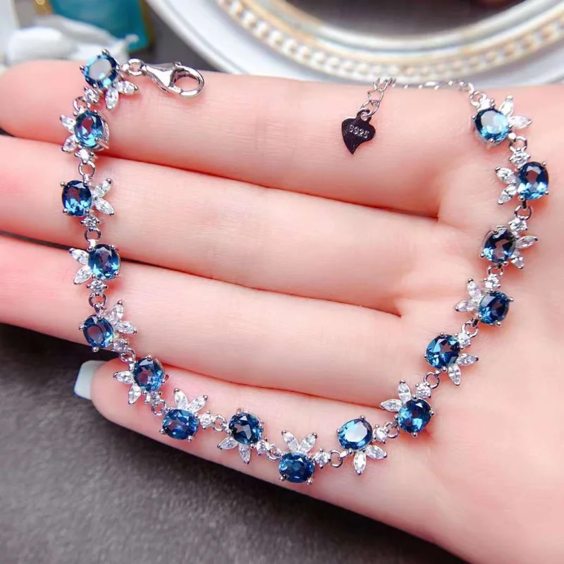YULEM 925 Silver New Fashion Luxury Hot Selling Sea Blue Topaz Gold Bracelet for Women Fine Jewelry Wedding Gift Wholesale
YULEM 925 Silver New Fashion Luxury Hot Selling Sea Blue Topaz Gold Bracelet for Women Fine Jewelry Wedding Gift Wholesale