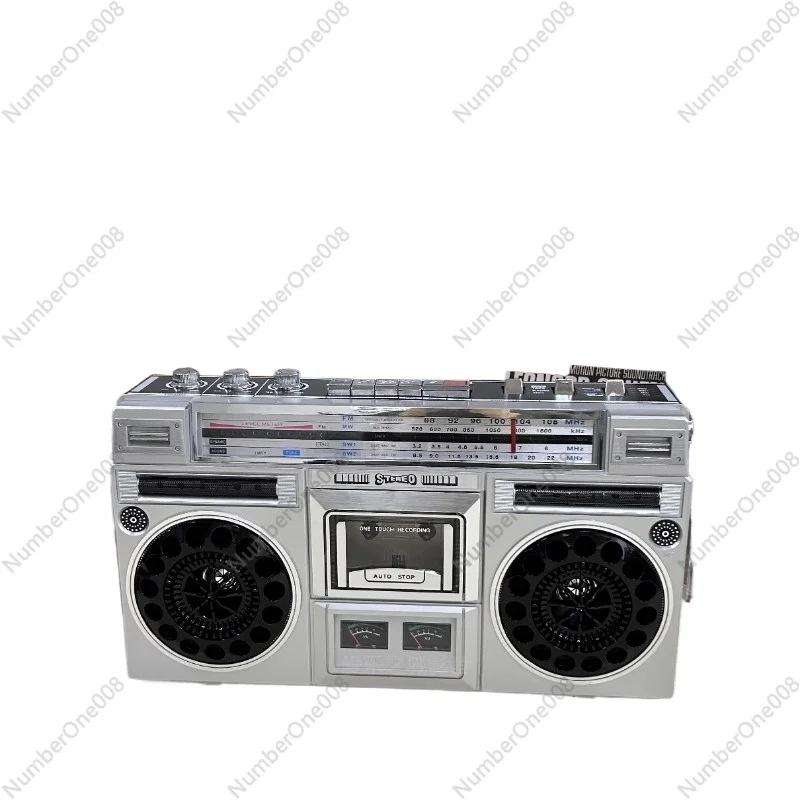 Vintage Portable Cassette Radio Recorder Stereo Two Channel Tape Player Outdoor Portable Bluetooth Audio
Vintage Portable Cassette Radio Recorder Stereo Two Channel Tape Player Outdoor Portable Bluetooth Audio
