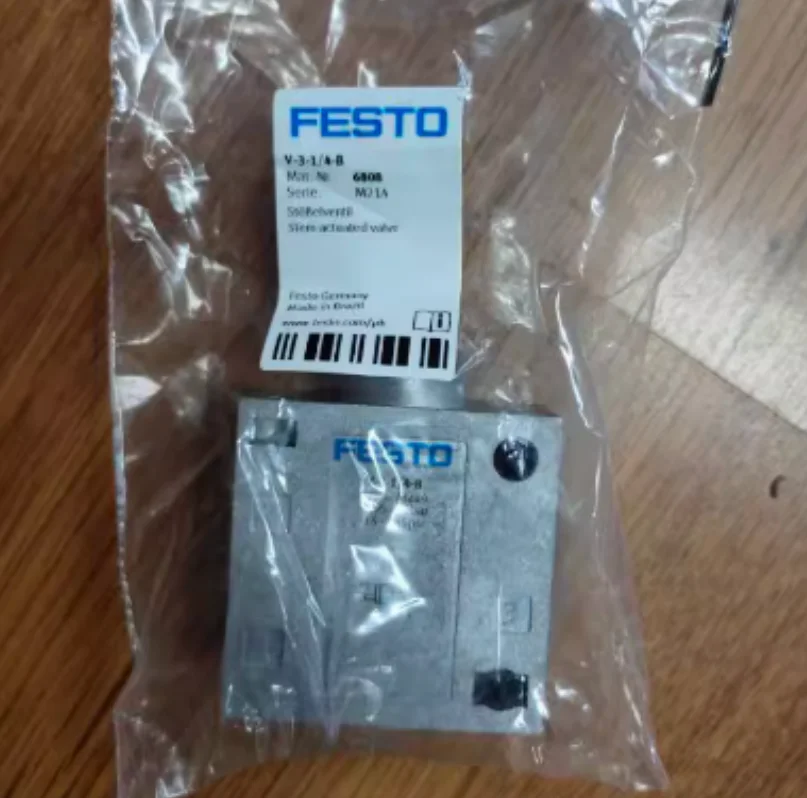 Новый оригинальный прямой вентиль FESTO с круглой головкой V-3-1/4-B 6808 V-5-1/4-B 6809
Новый оригинальный прямой вентиль FESTO с круглой головкой V-3-1/4-B 6808 V-5-1/4-B 6809