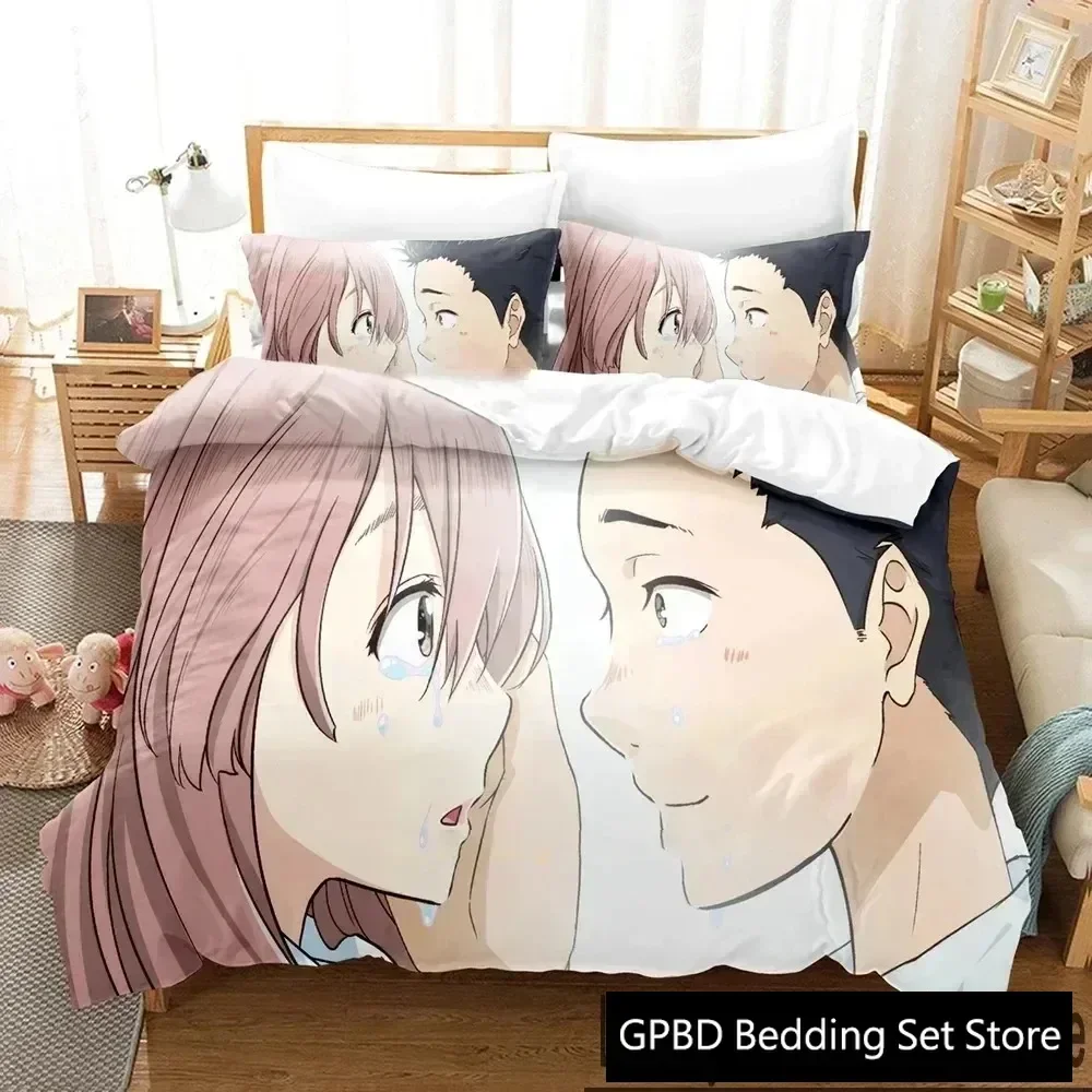 Luxury New 3D Print Anime A Silent Voice Bedding Set Boys Girls Twin Queen King Size Duvet Cover Pillowcase Bed boys Adult
Luxury New 3D Print Anime A Silent Voice Bedding Set Boys Girls Twin Queen King Size Duvet Cover Pillowcase Bed boys Adult
