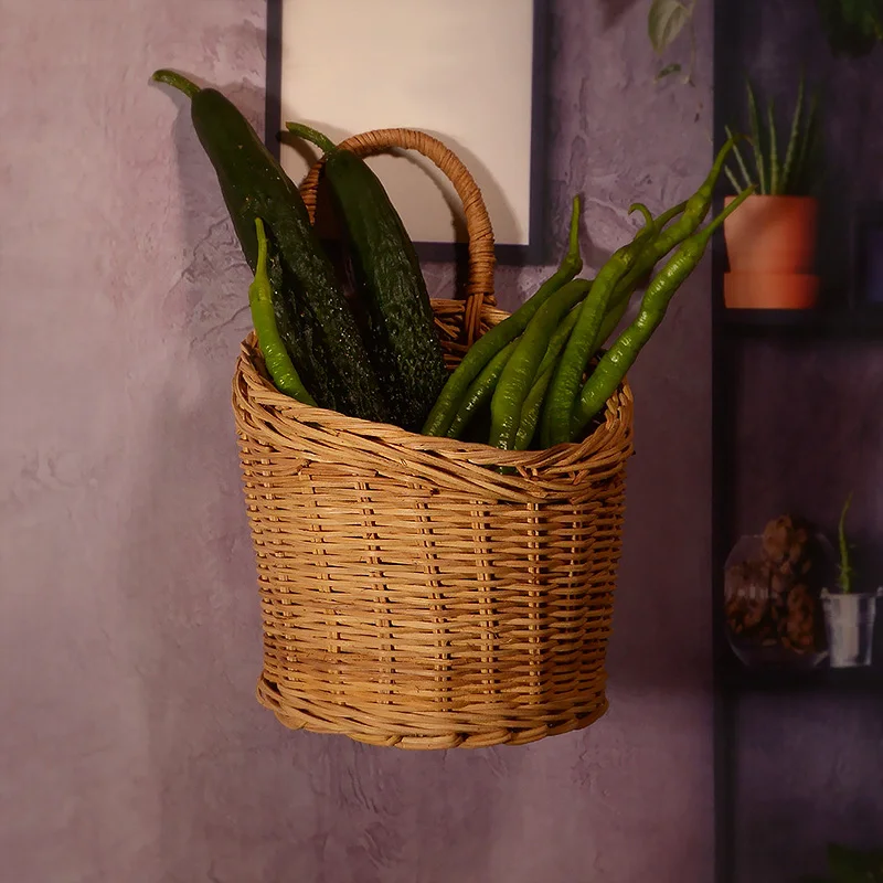Плетеная настенная корзина для хранения на кухне, подвесная корзина для острова-кухни, корзина для чеснока и лука, корзина для овощей на кухню
Плетеная настенная корзина для хранения на кухне, подвесная корзина для острова-кухни, корзина для чеснока и лука, корзина для овощей на кухню