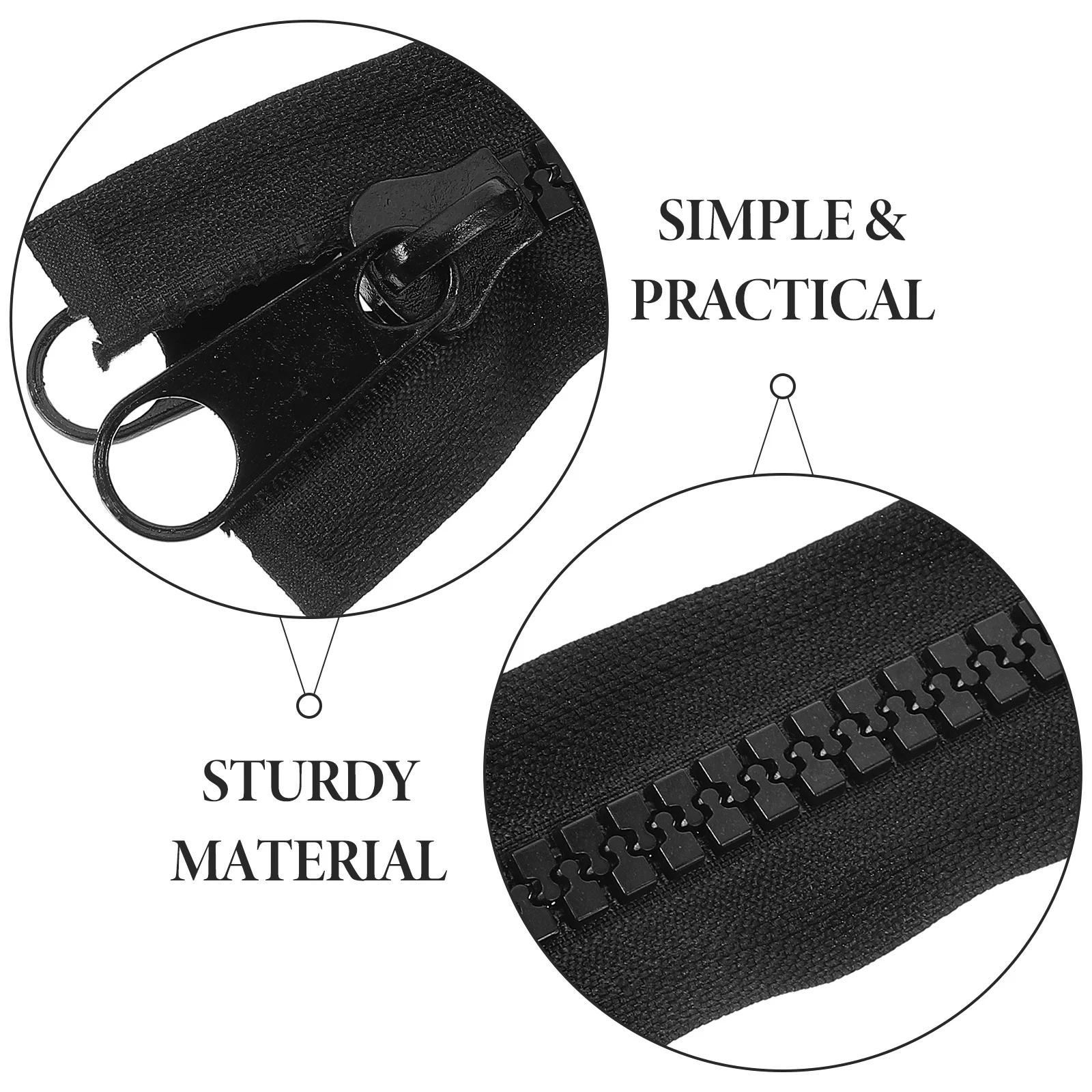 2pcs Extended Resin Zipper Double-Sided Durable For Bags Clothes Diy Crafts Replacement Black Tent Down Sewing Zipper
2pcs Extended Resin Zipper Double-Sided Durable For Bags Clothes Diy Crafts Replacement Black Tent Down Sewing Zipper