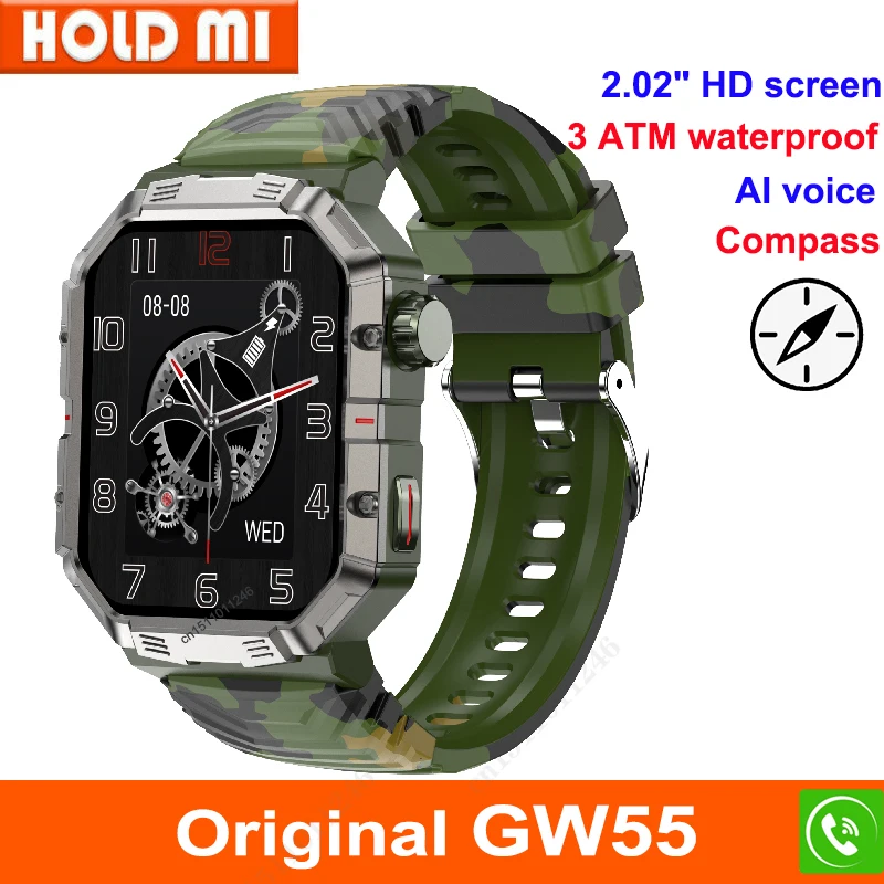 New Smart Watch Compass Bluetooth Call 3ATM IP68 Waterproof Health Monitor Ai Voice Assistant Outdoor Sports Smartwatch Men
New Smart Watch Compass Bluetooth Call 3ATM IP68 Waterproof Health Monitor Ai Voice Assistant Outdoor Sports Smartwatch Men