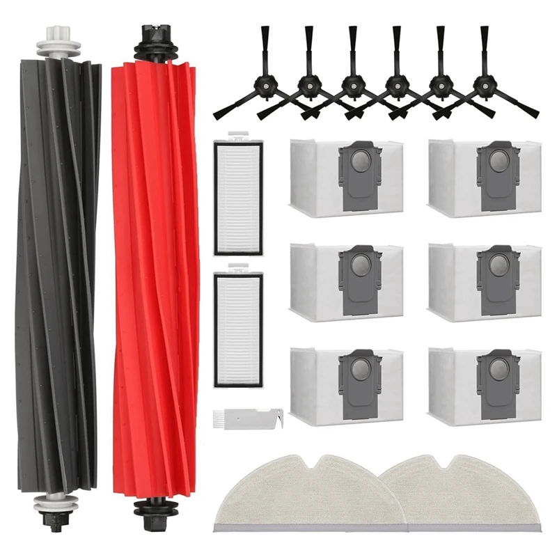 For Roborock Q8 Max Q8 Max+(Plus) Q5 Pro Q5 Pro+(Plus) Robot Vacuum Cleaner Main Side Brush Hepa Filter Mop Bags
For Roborock Q8 Max Q8 Max+(Plus) Q5 Pro Q5 Pro+(Plus) Robot Vacuum Cleaner Main Side Brush Hepa Filter Mop Bags