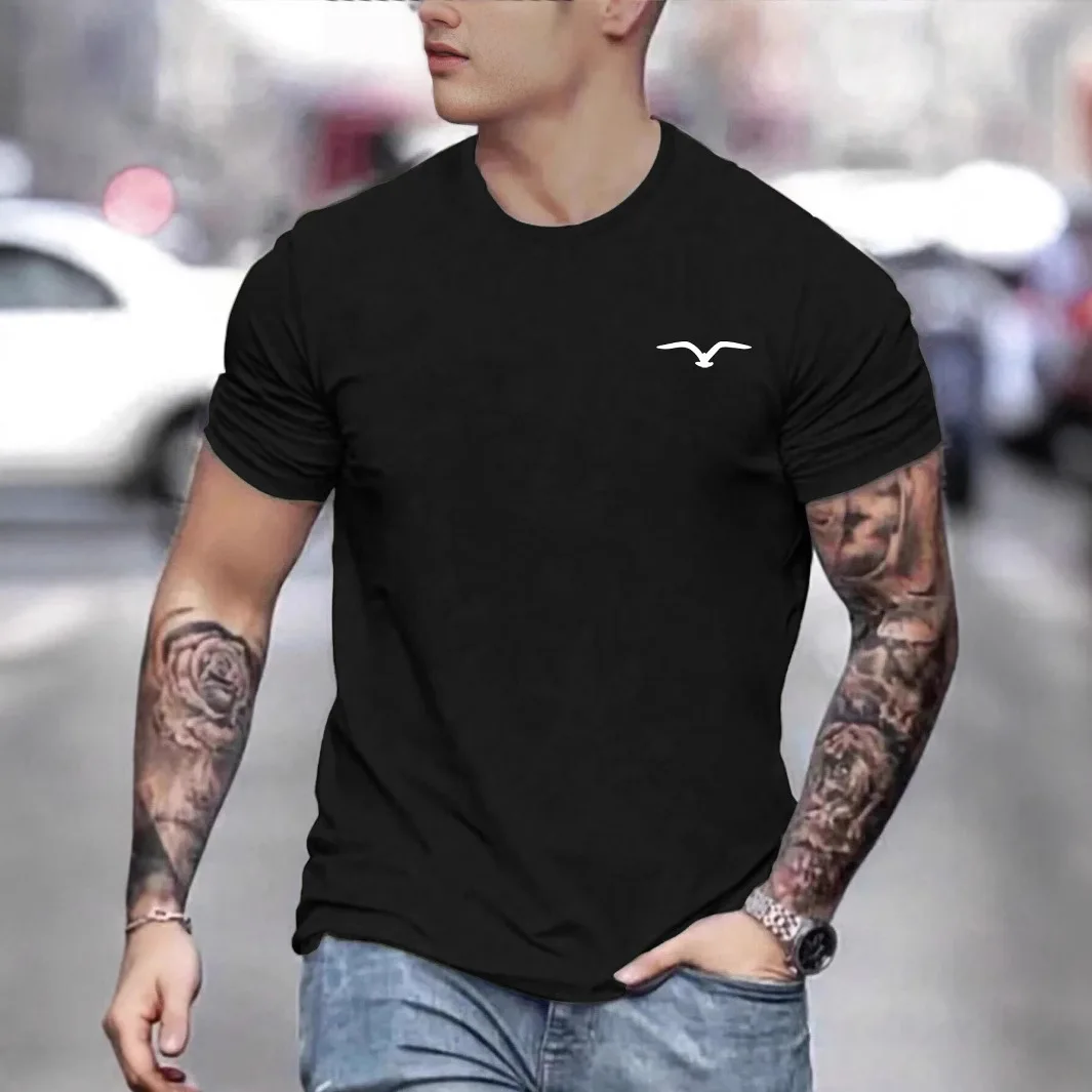 Men's Cotton T-shirt 2025 Summer Essentials Man Tops Casual Fashion Oversize High Quality Short-sleeved Tee Streetwear Y2k Tops
Men's Cotton T-shirt 2025 Summer Essentials Man Tops Casual Fashion Oversize High Quality Short-sleeved Tee Streetwear Y2k Tops