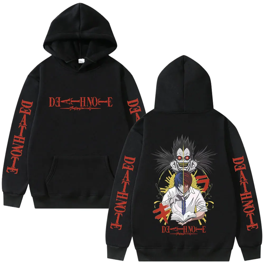 Anime Death Note Yagami Light Ryuk Graphic Hoodie Men Women Fashion Cartoon Manga Pullover Hoodies Male Vintage Cool Streetwear
Anime Death Note Yagami Light Ryuk Graphic Hoodie Men Women Fashion Cartoon Manga Pullover Hoodies Male Vintage Cool Streetwear