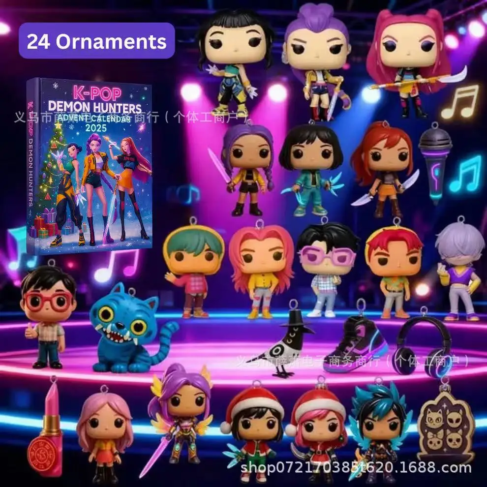 Адвент-календарь «Охотник на демонов», 2025 год, 24-дневные подарки-сюрпризы, коллекционные фигурки, игровая игрушка для украшения рождественской вечеринки
Адвент-календарь «Охотник на демонов», 2025 год, 24-дневные подарки-сюрпризы, коллекционные фигурки, игровая игрушка для украшения рождественской вечеринки