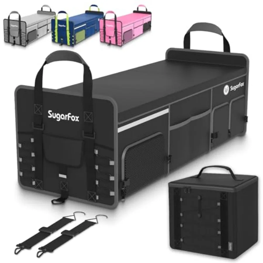 Bold Color Block Trunk Organizer 95L, 35"x13.8"x11.8" Dedicated Shoe Storage and 26L Ice Pack Foldable for SUV/Car/Jeep Stylish
Bold Color Block Trunk Organizer 95L, 35"x13.8"x11.8" Dedicated Shoe Storage and 26L Ice Pack Foldable for SUV/Car/Jeep Stylish