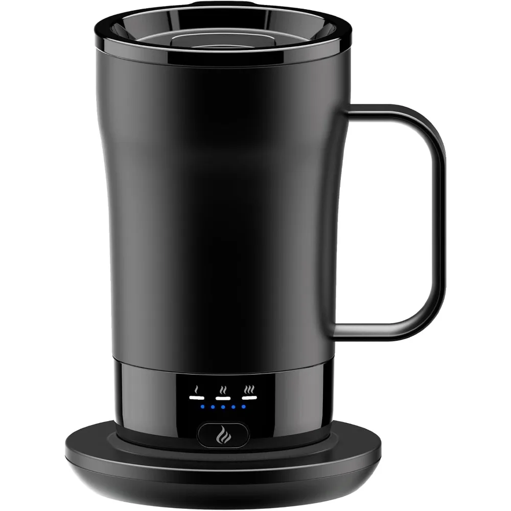 Self-Heating Coffee Mug, 14oz Heated Coffee Mug Rechargeable - Temperature Control Cup Keep Drinks Hot, Smart Cup Great Gift
Self-Heating Coffee Mug, 14oz Heated Coffee Mug Rechargeable - Temperature Control Cup Keep Drinks Hot, Smart Cup Great Gift