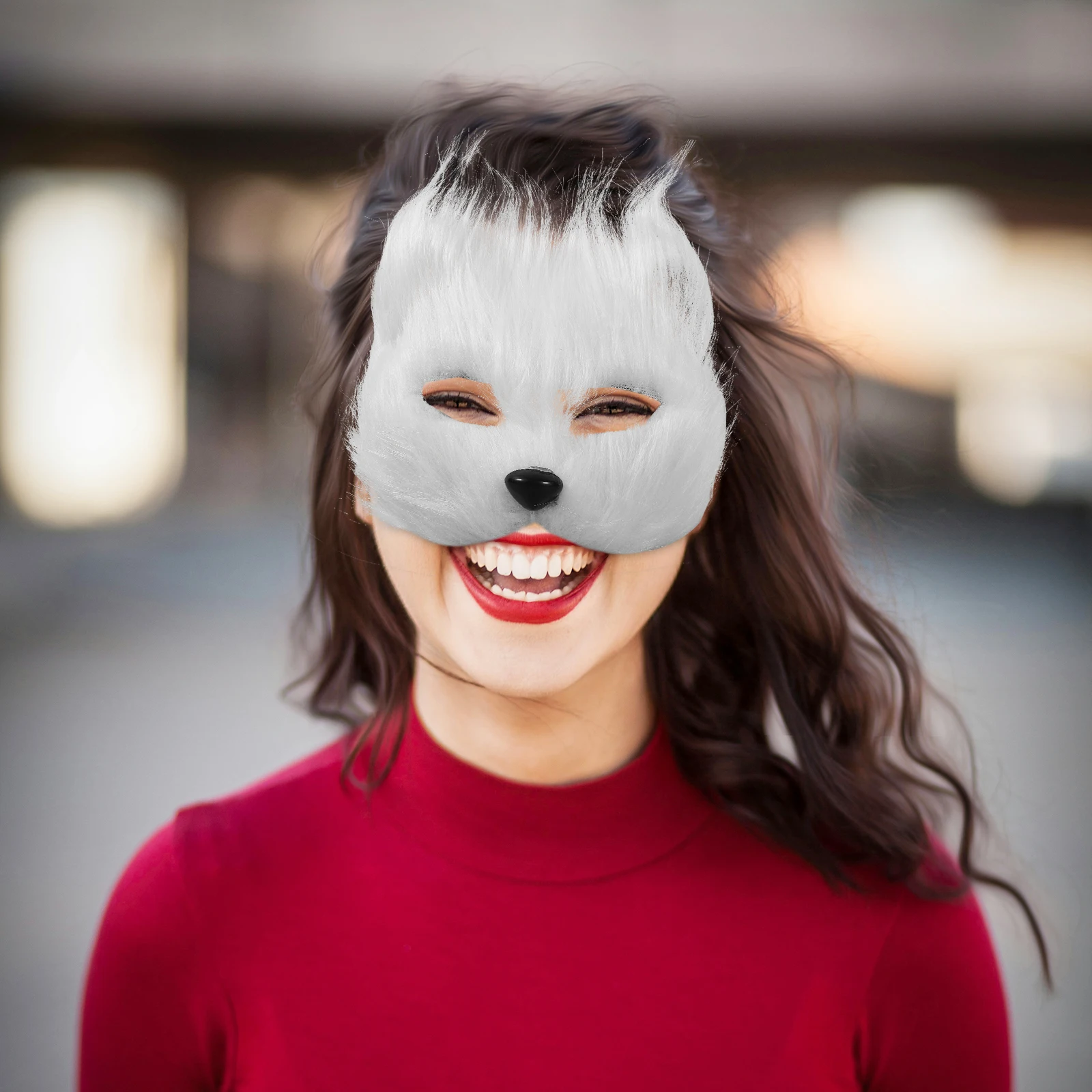 Fox Scary Mask Party Unique Halloween Party Mask Supplies Cosplay Halloween Decor White Long Hair Half Face Realistic Scary
Fox Scary Mask Party Unique Halloween Party Mask Supplies Cosplay Halloween Decor White Long Hair Half Face Realistic Scary