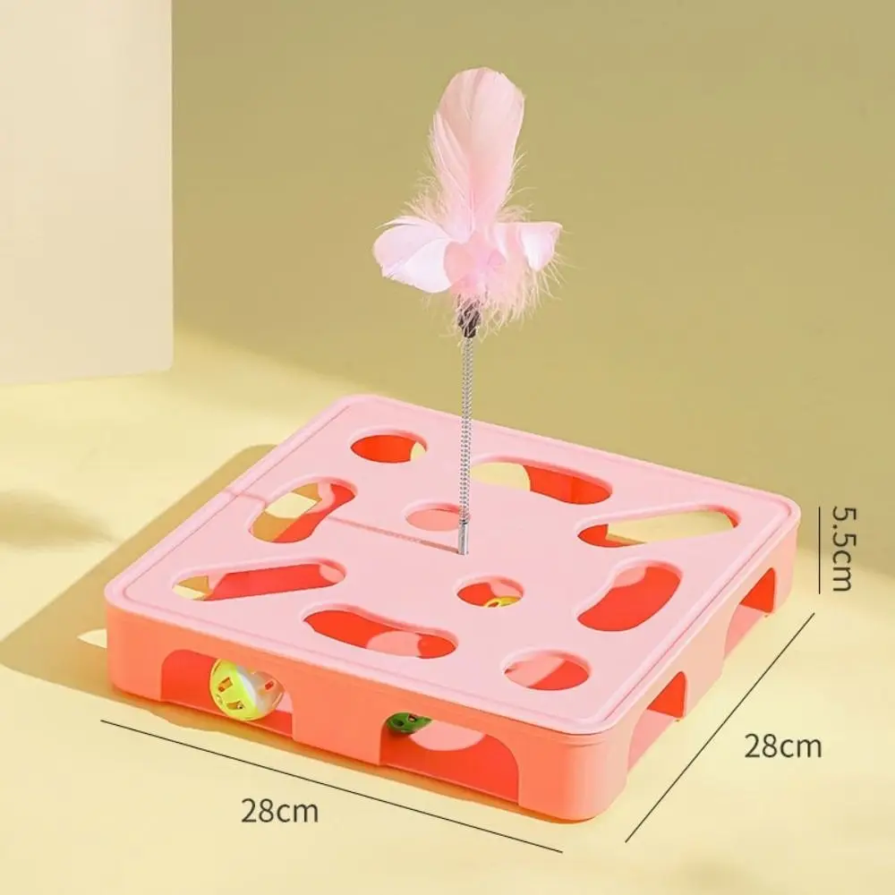 with Ball Cat Scratching Posts Detachable Bell Maze Cat Puzzle Box with Feather Cat Exercise Toy Pet Entertainment Supplies
with Ball Cat Scratching Posts Detachable Bell Maze Cat Puzzle Box with Feather Cat Exercise Toy Pet Entertainment Supplies