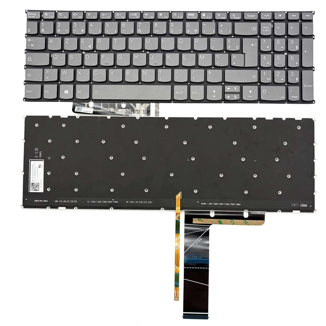 French/Portuguese Backlit Keyboard For Lenovo IdeaPad 1-15ALC7 1-15AMN7 1-15IAU7 1-15IGL7 1-15IRU7 1-15IJL7 1-15ADA7 82R1/AIR 15
French/Portuguese Backlit Keyboard For Lenovo IdeaPad 1-15ALC7 1-15AMN7 1-15IAU7 1-15IGL7 1-15IRU7 1-15IJL7 1-15ADA7 82R1/AIR 15