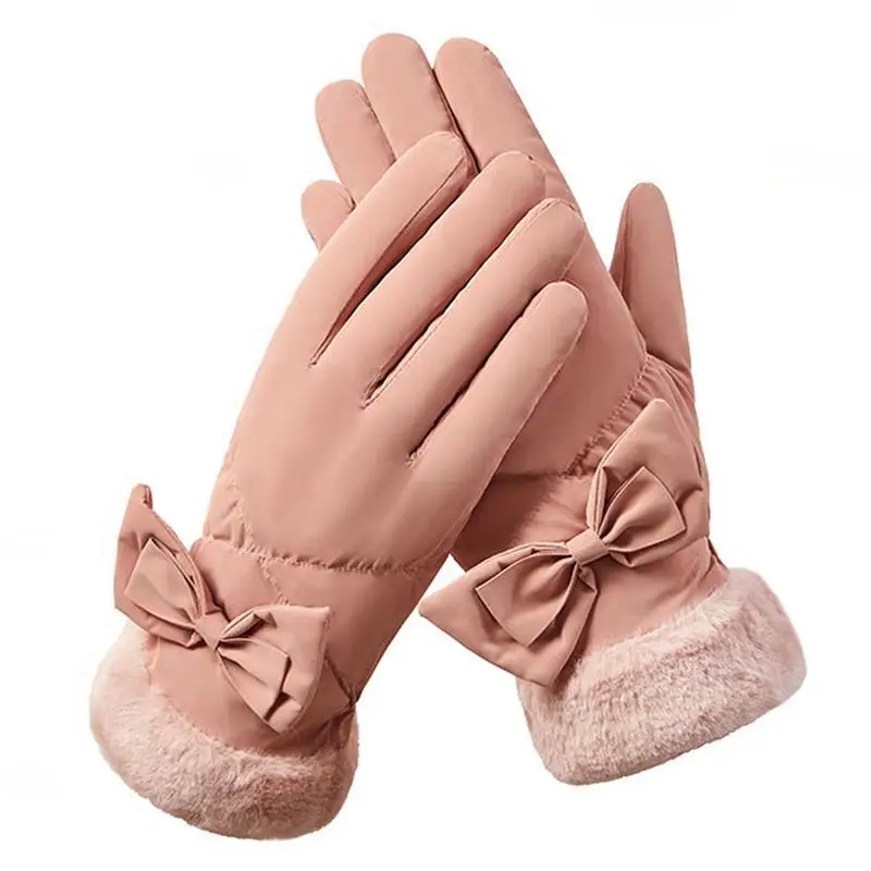 Thermal Gloves Riding Gloves With Bow High Dexterity Touch Screen Water Resistant Windproof Anti Slip Heated Winter Bike Gloves
Thermal Gloves Riding Gloves With Bow High Dexterity Touch Screen Water Resistant Windproof Anti Slip Heated Winter Bike Gloves