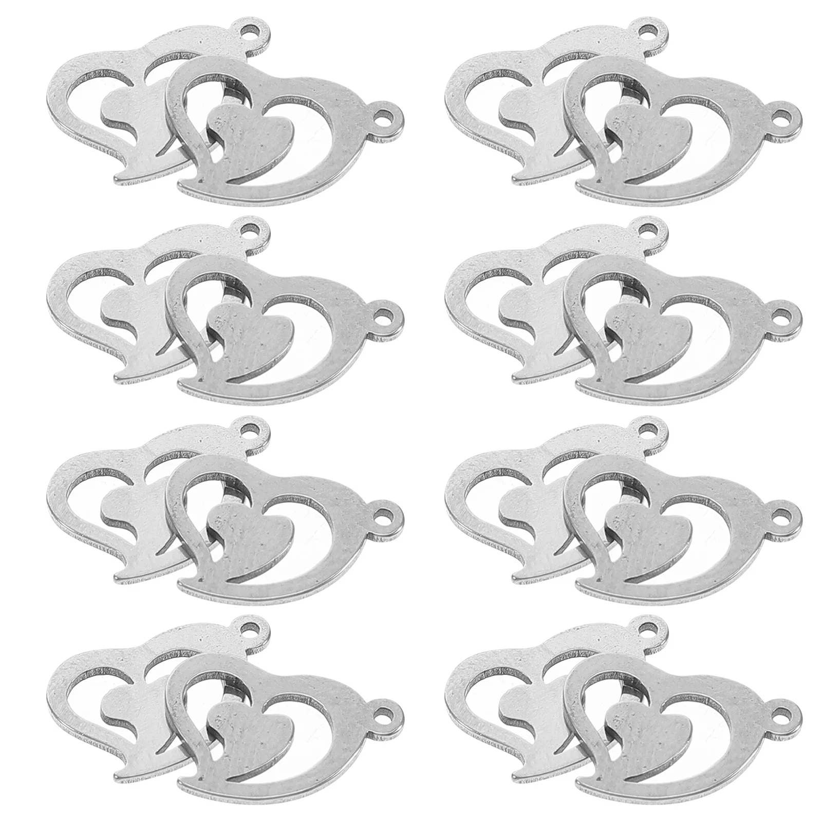 20 Pcs Heart Pendant Charms for Jewelry Making Lightweight Compact Metal Heart Charm Diy Crafts Accessories Gifts
20 Pcs Heart Pendant Charms for Jewelry Making Lightweight Compact Metal Heart Charm Diy Crafts Accessories Gifts