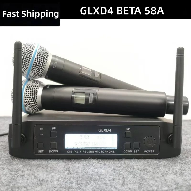 Original GLXD4 BETA 58A Metal Professional Wired Microphone Dynamic Cardioid Mic For Karaoke Live Vocals Stage Singing BBOX
Original GLXD4 BETA 58A Metal Professional Wired Microphone Dynamic Cardioid Mic For Karaoke Live Vocals Stage Singing BBOX