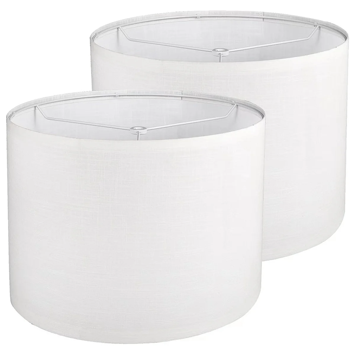 2Pcs Drum Lampshade, Lamp Shades for Table Lamp Floor Lamp, White Lamp Shades, Easy Assembly Replacement LampshadesT98C
2Pcs Drum Lampshade, Lamp Shades for Table Lamp Floor Lamp, White Lamp Shades, Easy Assembly Replacement LampshadesT98C