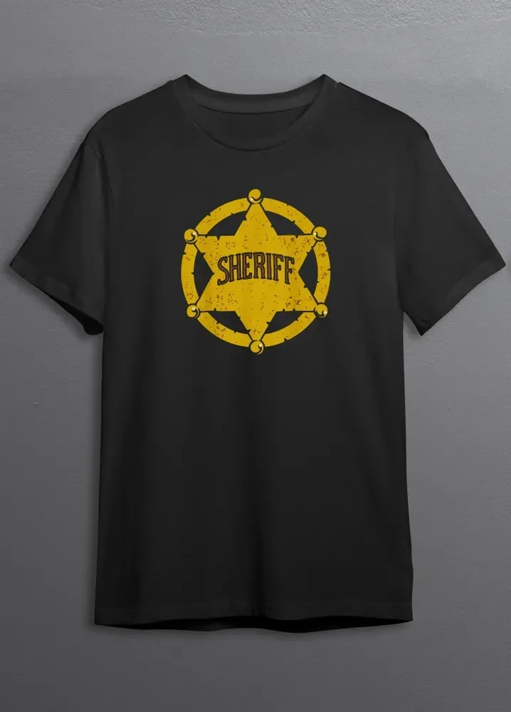 2025 new model Sheriff Stars logo t-shirt graphic t shirts Unisex Casual Comfort cotton Vintage Hip Hop Men Women Streetwear Tee
2025 new model Sheriff Stars logo t-shirt graphic t shirts Unisex Casual Comfort cotton Vintage Hip Hop Men Women Streetwear Tee