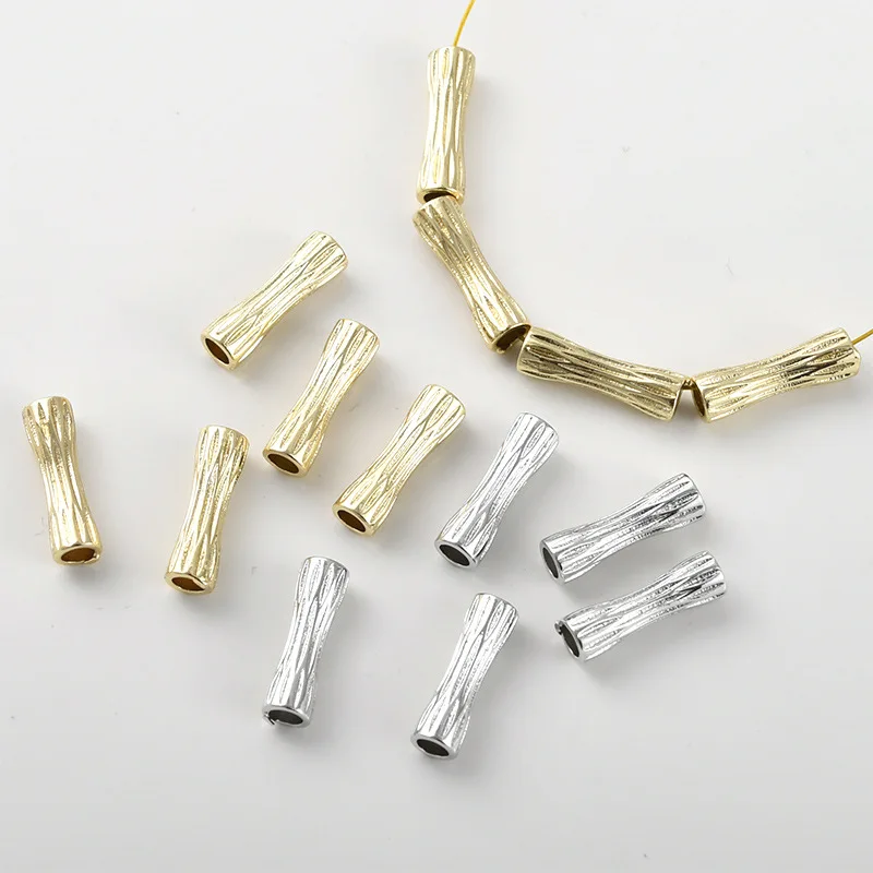 5 Pieces Striped Long Connecting Tube Spacer Beads DIY Pearl Bracelet Necklace Accessories Jewelry Making Materials Wholesale
5 Pieces Striped Long Connecting Tube Spacer Beads DIY Pearl Bracelet Necklace Accessories Jewelry Making Materials Wholesale