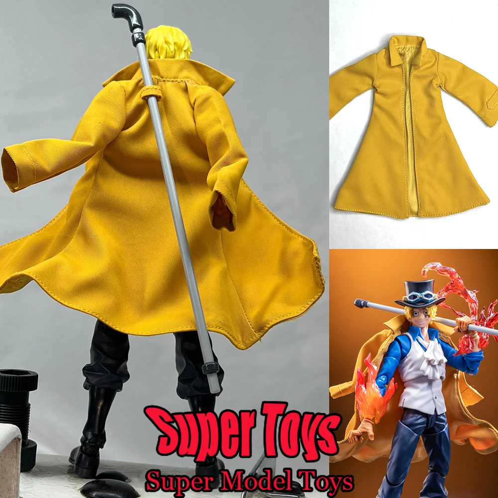 В наличии, масштаб 1/12, аксессуар для одежды мужского солдата, ONE PIECE Sabo, желтое длинное пальто, подходит для 6-дюймовой экшн-фигурки, модель куклы
В наличии, масштаб 1/12, аксессуар для одежды мужского солдата, ONE PIECE Sabo, желтое длинное пальто, подходит для 6-дюймовой экшн-фигурки, модель куклы