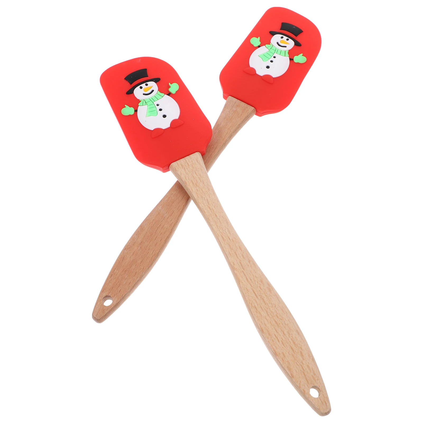 2Pcs Christmas Set Baking Tools Wear-Resistant Baking Scrapers Wear Resistant Silicone Wood Cream Scraper Home Kitchen Cake
2Pcs Christmas Set Baking Tools Wear-Resistant Baking Scrapers Wear Resistant Silicone Wood Cream Scraper Home Kitchen Cake