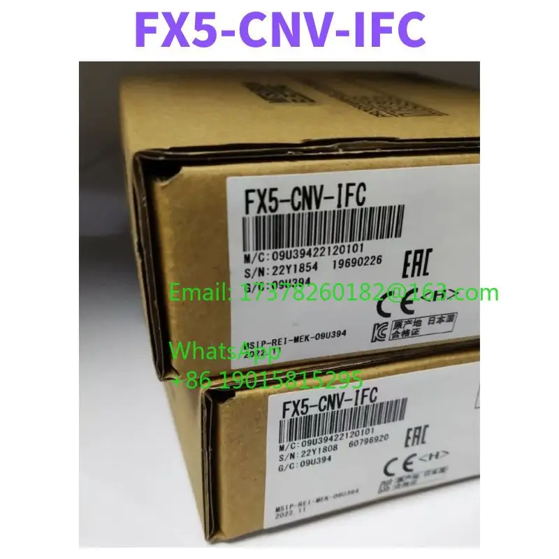 FX5-CNV-IFC FX5 CNV IFC Совершенно новый и оригинальный модуль преобразования разъема
FX5-CNV-IFC FX5 CNV IFC Совершенно новый и оригинальный модуль преобразования разъема