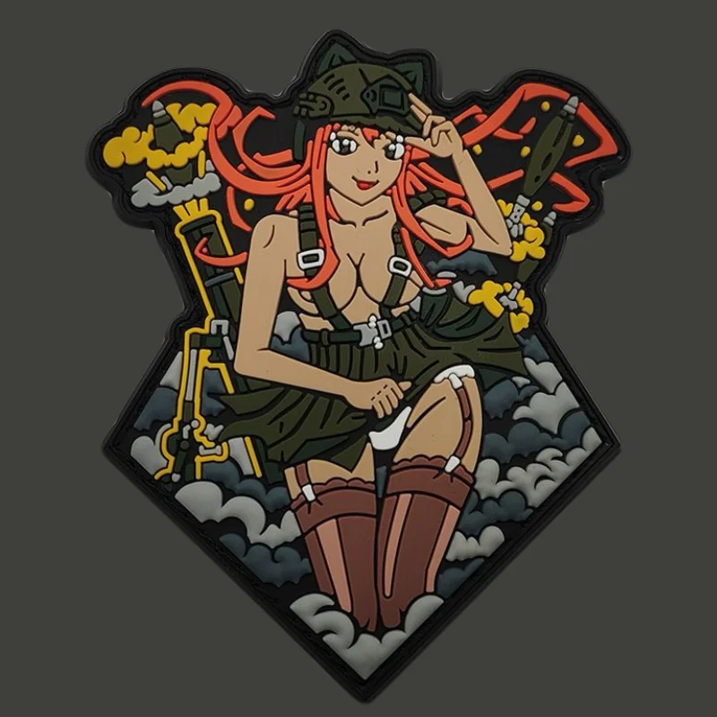Tactical Sexy Girl PVC Patch Military Morale Badge Hook and Loop Backpack Clothes Decorative Accessories Sticker Armband
Tactical Sexy Girl PVC Patch Military Morale Badge Hook and Loop Backpack Clothes Decorative Accessories Sticker Armband