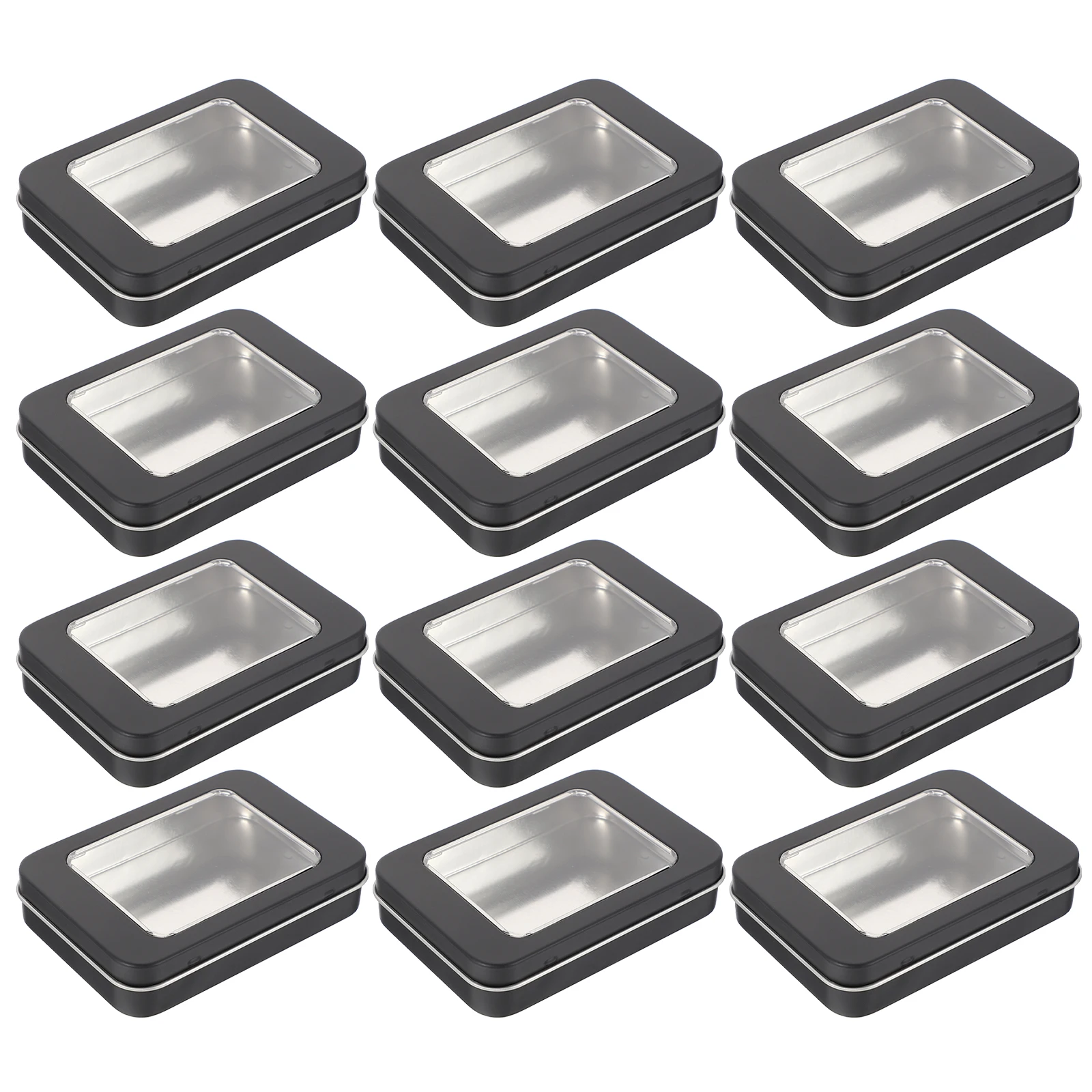 12pcs Tinplate Usb Flash Visible Window Storage Case Durable Key Candy Jewelry Box For Home Office School Gift Cigarette
12pcs Tinplate Usb Flash Visible Window Storage Case Durable Key Candy Jewelry Box For Home Office School Gift Cigarette