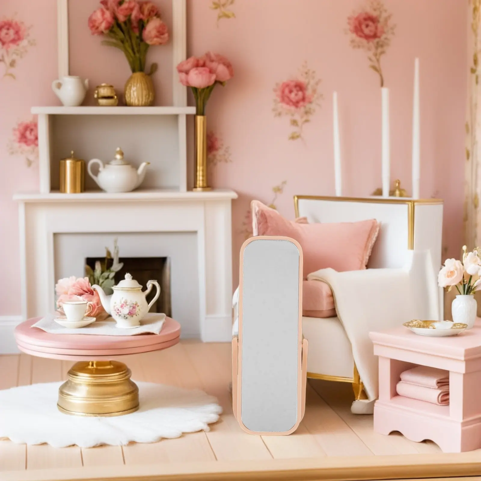 Miniature Dollhouse Full Length Small Standing Vintage Dressing Mirror for Kids DIY Pretend Play Bedroom Decor
Miniature Dollhouse Full Length Small Standing Vintage Dressing Mirror for Kids DIY Pretend Play Bedroom Decor