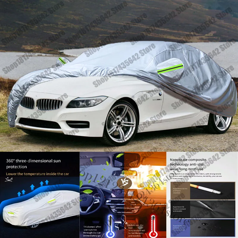 Full Car Cover For BMW Z4 (E89) 2009-2025 Auto Anti-UV Sun Rain Snow Wind Protection Cover
Full Car Cover For BMW Z4 (E89) 2009-2025 Auto Anti-UV Sun Rain Snow Wind Protection Cover