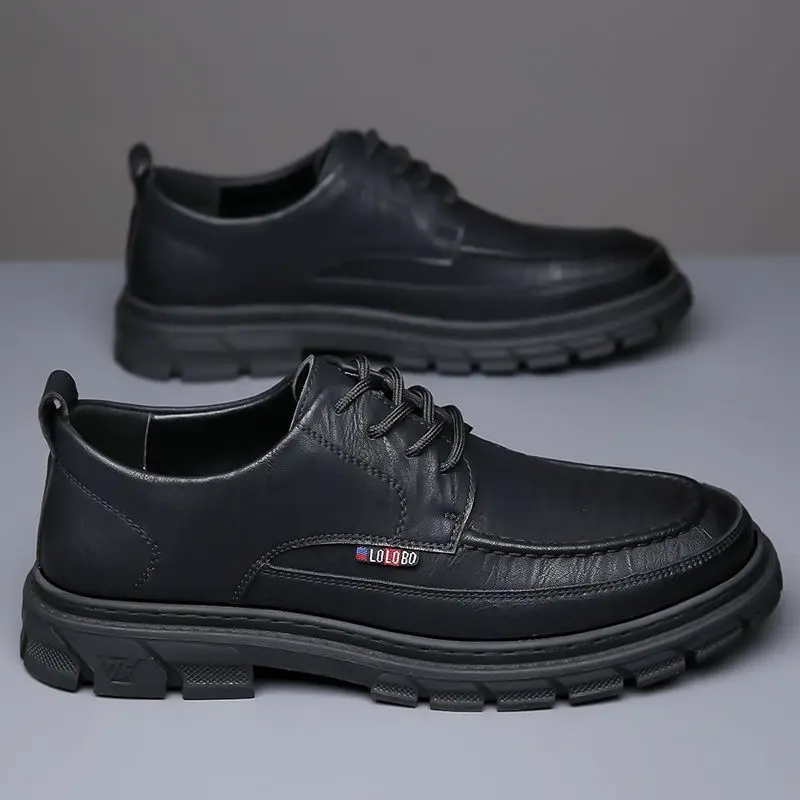 Men's New Casual Leather Shoes Round Toe Business Office Trendy Footwear Male Youth Comfortable Flats
Men's New Casual Leather Shoes Round Toe Business Office Trendy Footwear Male Youth Comfortable Flats