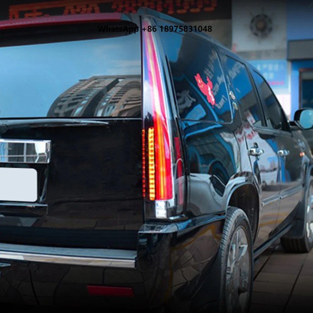 Newest Style Design LED Automotive Taillights Assembly for Cadillac Escalade 2007-2014 100W Car Back Lamps Upgrade 6000k
Newest Style Design LED Automotive Taillights Assembly for Cadillac Escalade 2007-2014 100W Car Back Lamps Upgrade 6000k